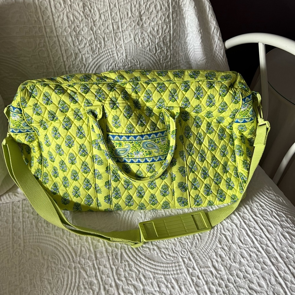 Vera Bradley Citrus Elephant Weekender bag